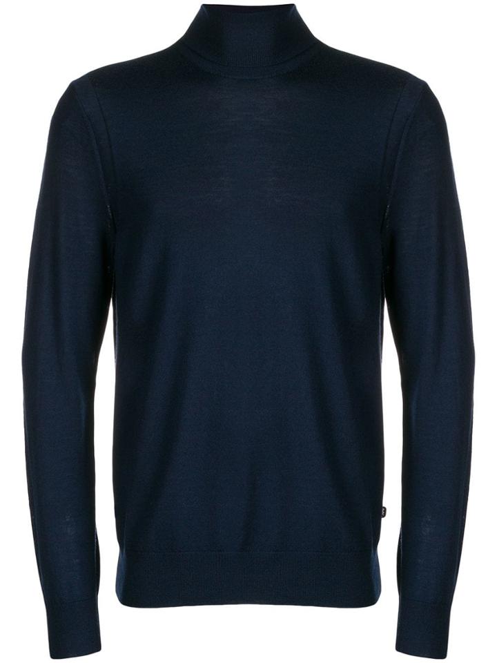 Michael Michael Kors Turtle Neck Jumper - Blue