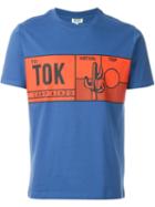 Kenzo Travel Tag T-shirt, Men's, Size: Xl, Blue, Cotton