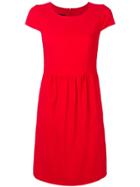 Emporio Armani Casual Shift Dress - Red