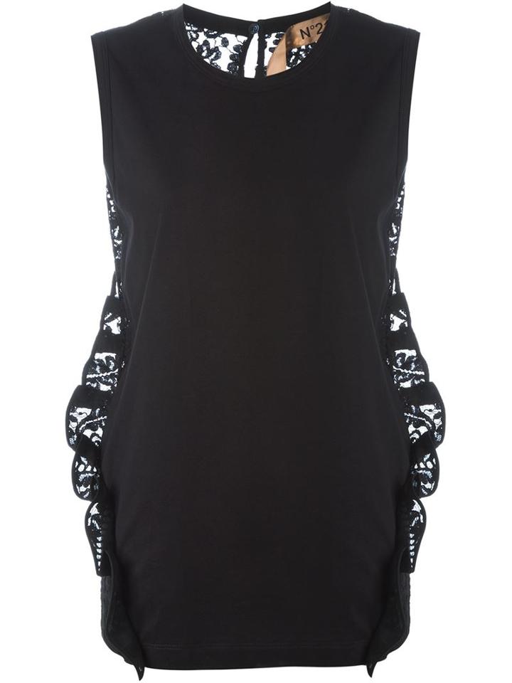 No21 Back Lace Panel Top