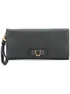 Bally Flap Closure Clutch, Women's, Black