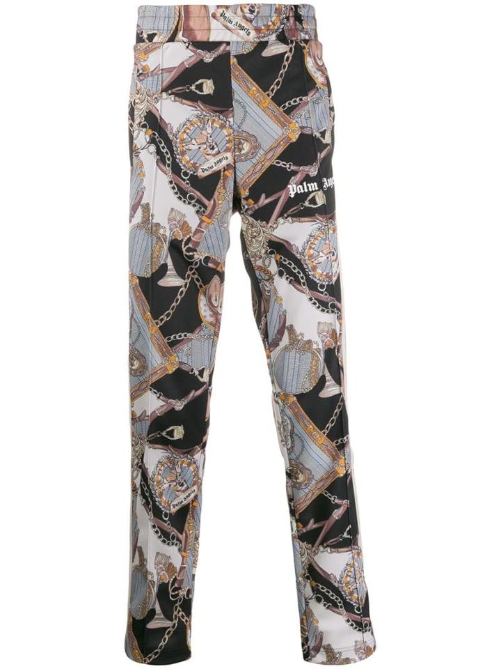 Palm Angels Chain Print Track Pants - Neutrals