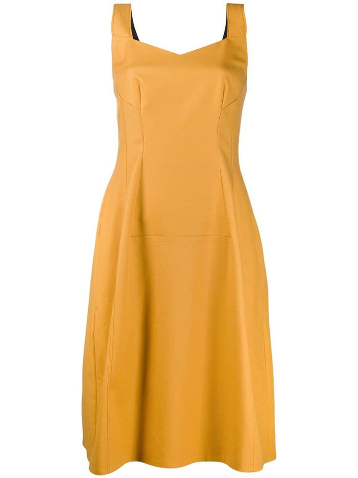 Dorothee Schumacher Fitted Dress - Yellow