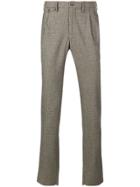 Incotex Plaid Tailored Trousers - Grey