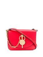 Jw Anderson Metallic Lock Crossbody Bag - Red