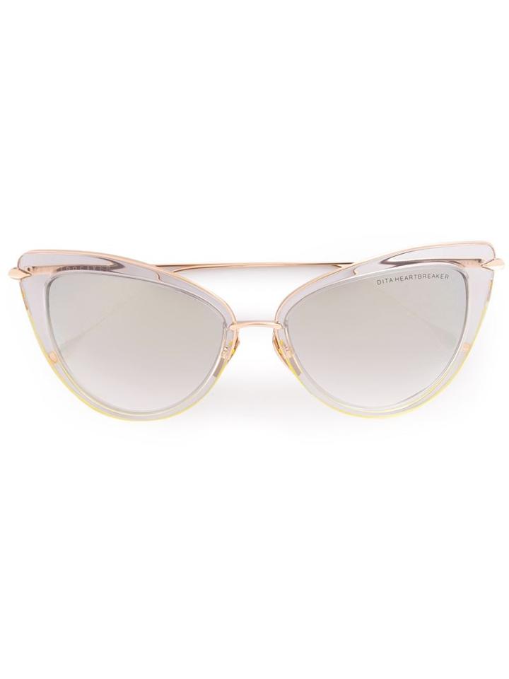 Dita Eyewear 'heartbreaker' Sunglasses, Women's, Grey, Titanium