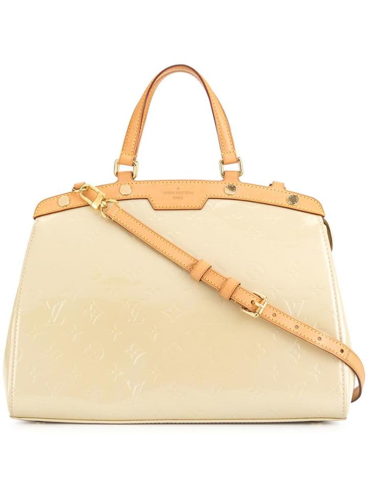 Louis Vuitton Vintage Vernis Brea Mm 2way Hand Bag - White