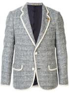 Education From Young Machines Bouclé Tweed Blazer - Blue