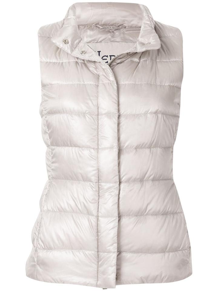 Herno Padded Zipped Vest - Grey