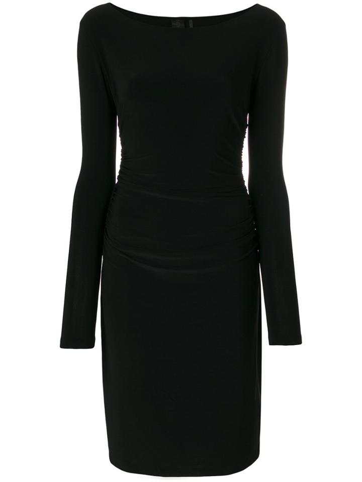 Norma Kamali Long Sleeved Dress - Black