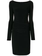 Norma Kamali Long Sleeved Dress - Black