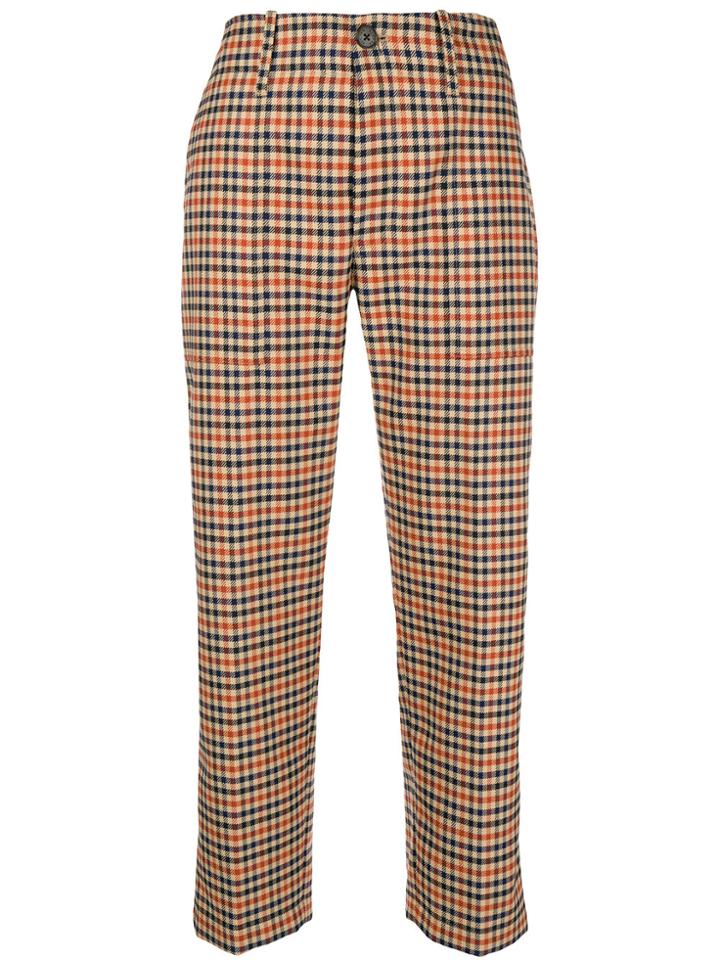 Closed Cropped Worker Trousers - Nude & Neutrals