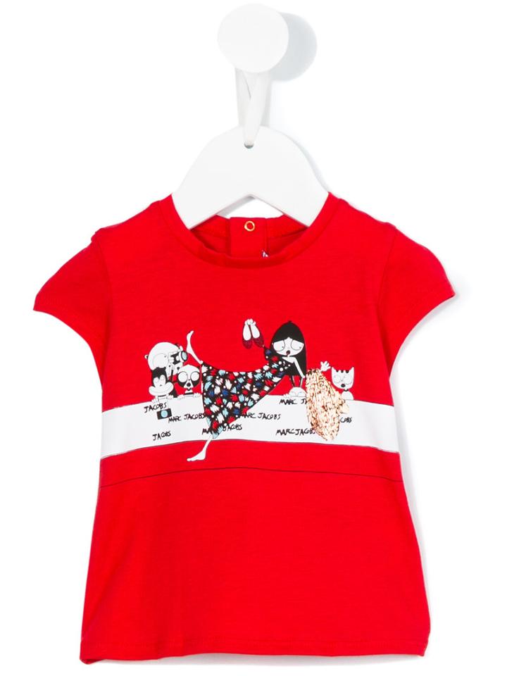 Little Marc Jacobs - Printed T-shirt - Kids - Cotton/modal - 36 Mth, Red