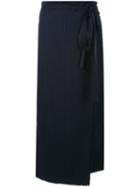 Mihara Yasuhiro Pinstripe Wrap Skirt