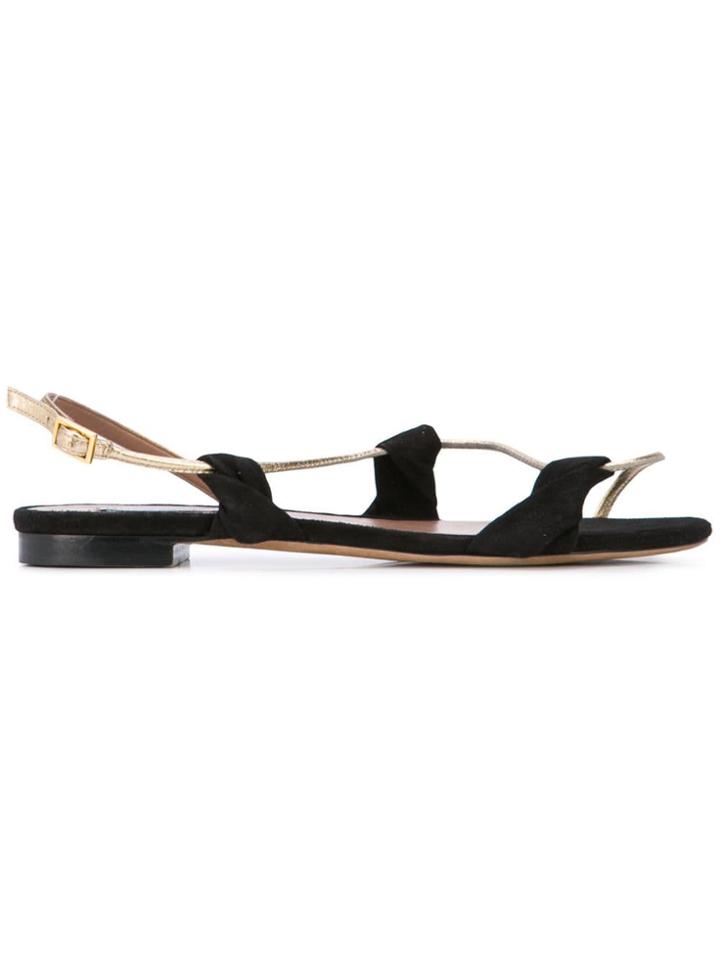 Tabitha Simmons Snakey Sandals - Black