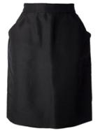 Chanel Vintage Structured Skirt, Women's, Size: 43, Black
