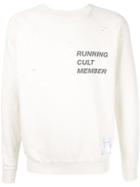 Satisfy Running Cult Member Print Sweatshirt - White