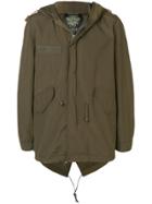 Mr & Mrs Italy Pegasus Embroidered Parka Jacket - Green