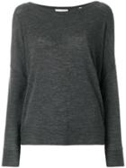 Vince Boat Neck Jumper - Grey