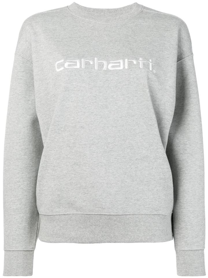 Carhartt Heritage Embroidered Logo Sweatshirt - Grey