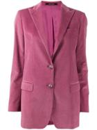 Tagliatore Textured Blazer Jacket - Pink