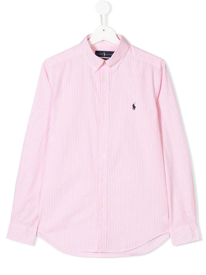 Ralph Lauren Kids Striped Shirt - Pink