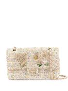 Chanel Pre-owned 2.55 Line Insect Charm Rhinestone Spangle Double Flap