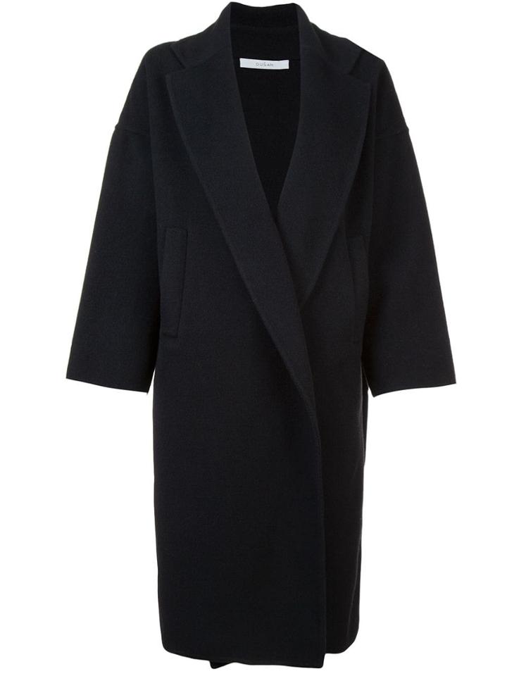 Dusan Loose Oversized Coat - Black