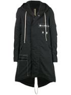 Rick Owens Drkshdw Darkshadow Raincoat - Black