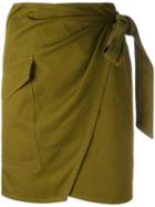 Isabel Marant Étoile Olga Skirt, Women's, Size: 36, Green, Cotton