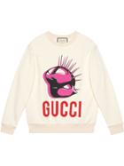 Gucci Manifesto Oversized Sweatshirt - White