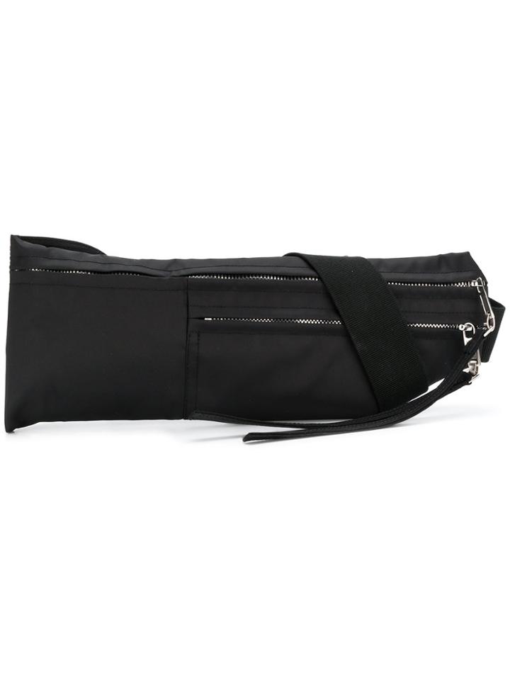 Rick Owens Zipped Belt Bag - Black