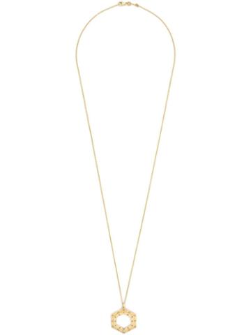 Sw/tch Diamond Zodiac Pendant Necklace, Women's, Yellow/orange