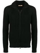 Nuur Zip-up Jumper - Black