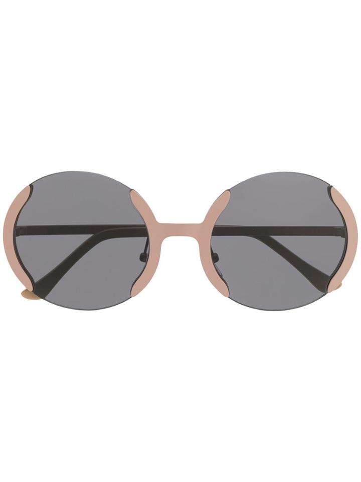 Marni Eyewear Round Frame Sunglasses - Pink