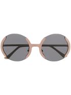 Marni Eyewear Round Frame Sunglasses - Pink