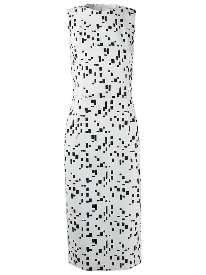 Andrea Marques Midi Dress, Women's, Size: 36, White, Cotton/spandex/elastane