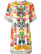 Emilio Pucci - Printed Dress - Women - Silk - 42, Women's, White, Silk