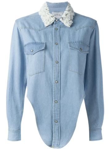 Forte Couture Neck Embellished Shirt