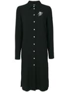 Versus Open Back Shirt Dress - Black