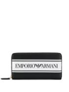 Emporio Armani Contrast Logo Wallet - Black