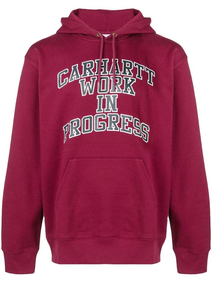 Carhartt 'work In Progress' Hoodie - Red