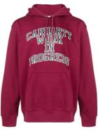 Carhartt 'work In Progress' Hoodie - Red