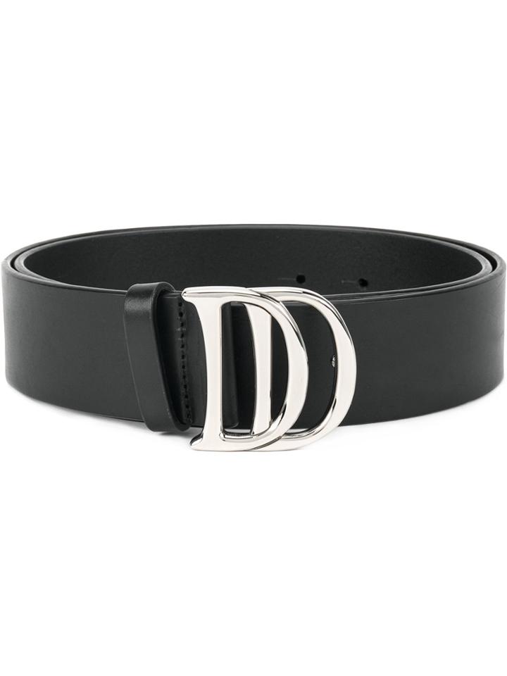 Dsquared2 Double Ring Buckle Belt - Black