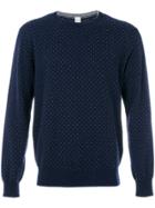 Eleventy Dots Pattern Sweatshirt - Blue