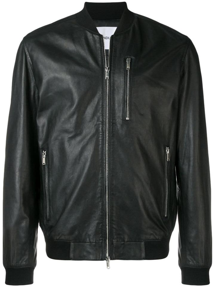 Dondup Zipped Bomber Jacket - Black