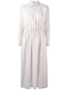 Barena Striped Shirt Dress, Women's, Size: 42, Nude/neutrals, Cotton