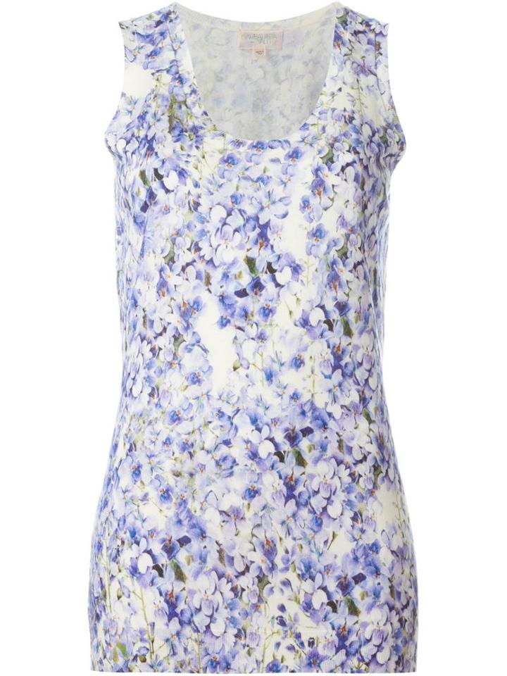 Giambattista Valli Floral Print Knit Top