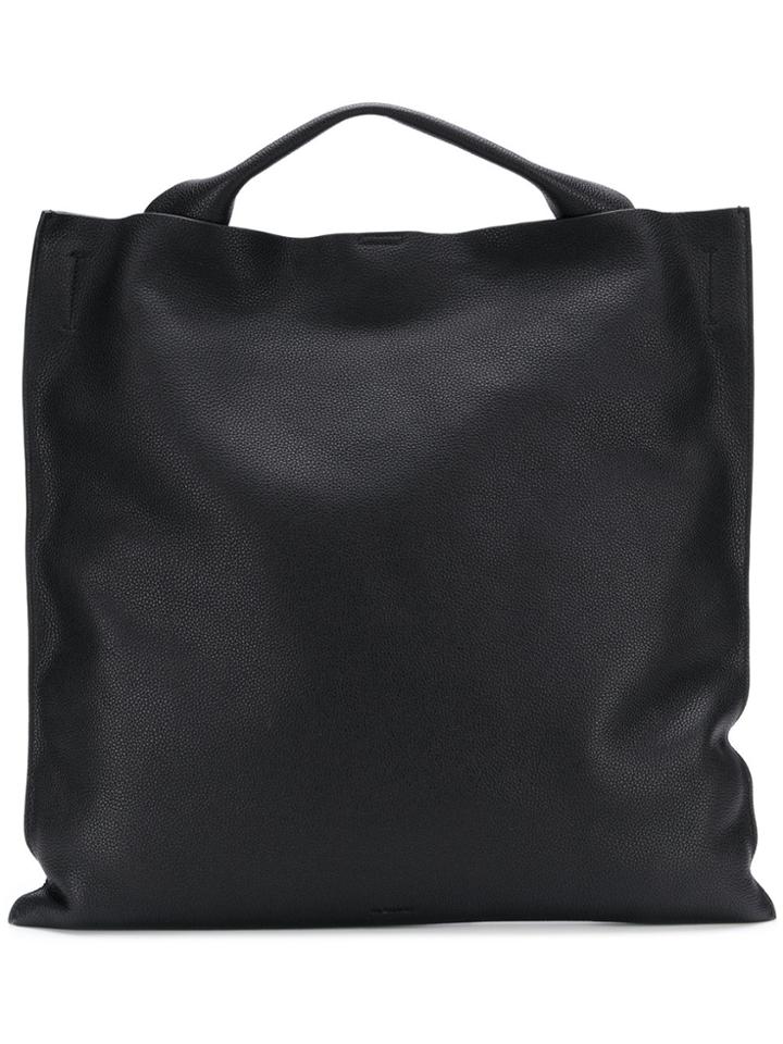 Jil Sander Geometric Tote Bag - Black