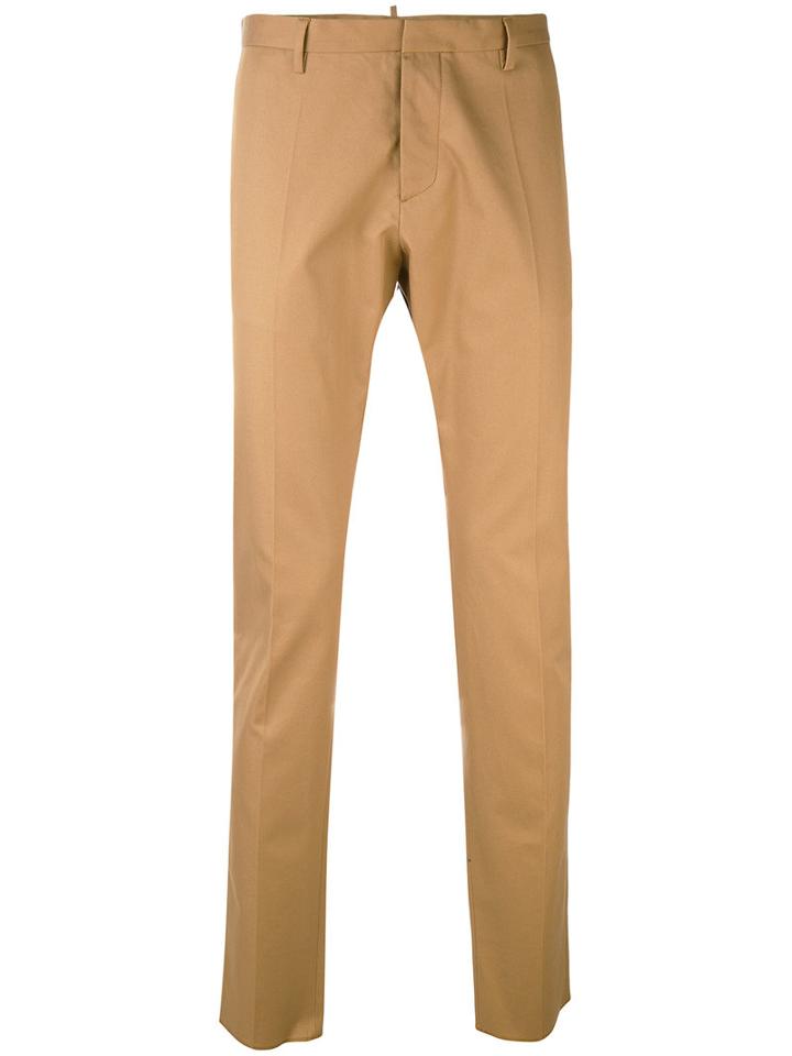 Classic Chinos - Men - Cotton - 50, Nude/neutrals, Cotton, Dsquared2